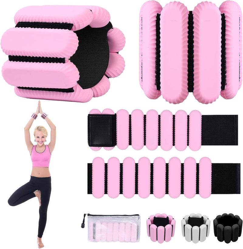 BYCCP Ankle Weights for Women and Men, Adjustable Wrist Weighted Training Bracelet for Home Gym Workout, Strength Training Walkin Running, Foot weights for exercise,2pc on Set - Image 1